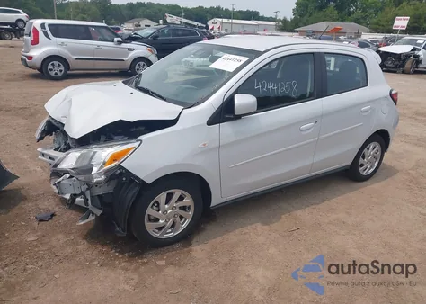 2022 Mitsubishi Mirage Es/Le from USA, damaged, VIN ML32AUHJ3NH008678